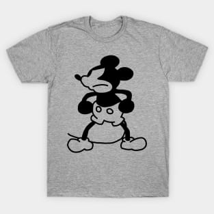 Mad Mouse in Steamboat Willie 1928 Graphic T-Shirt